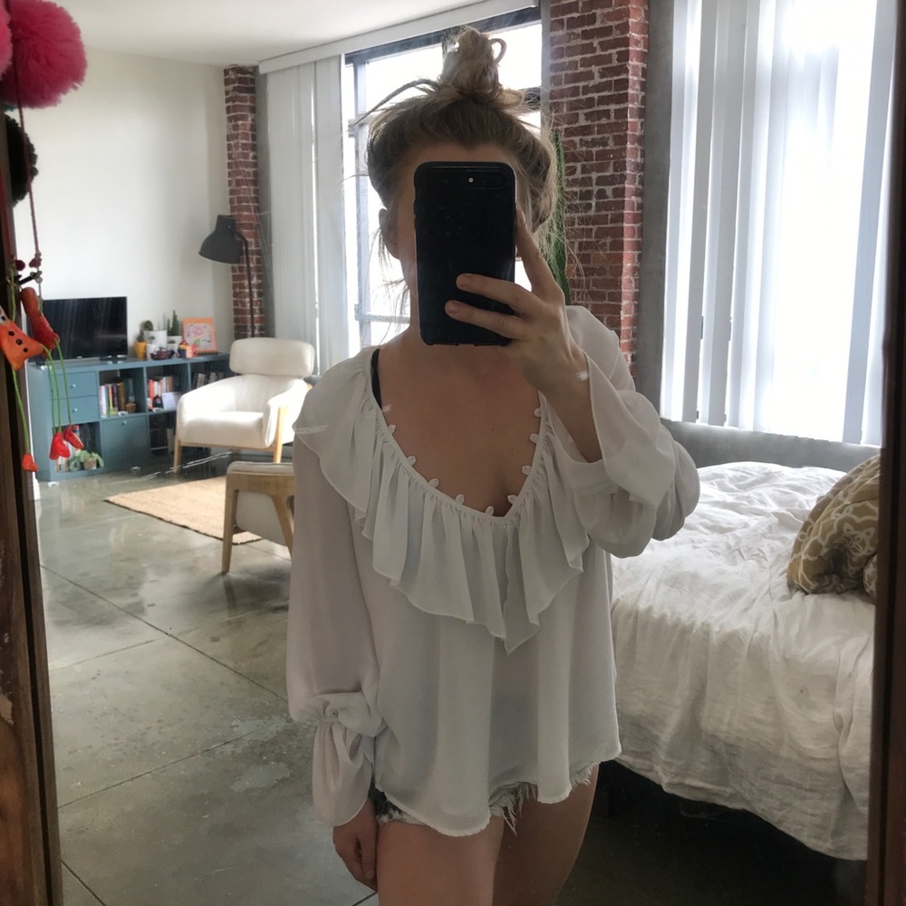 Show Me Your Mumu white blouse
